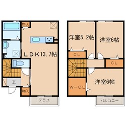 サンハートピアAの物件間取画像